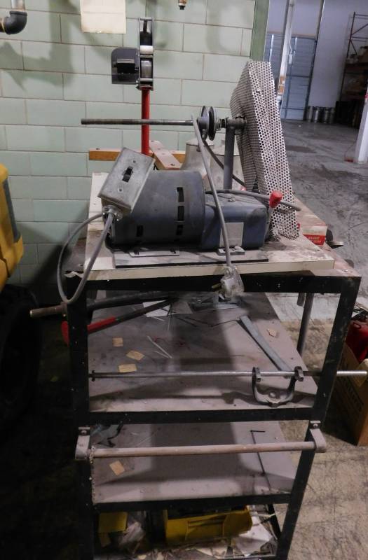 lot 35 image: Custom Made Wire Spooler, De-spooler and Counter