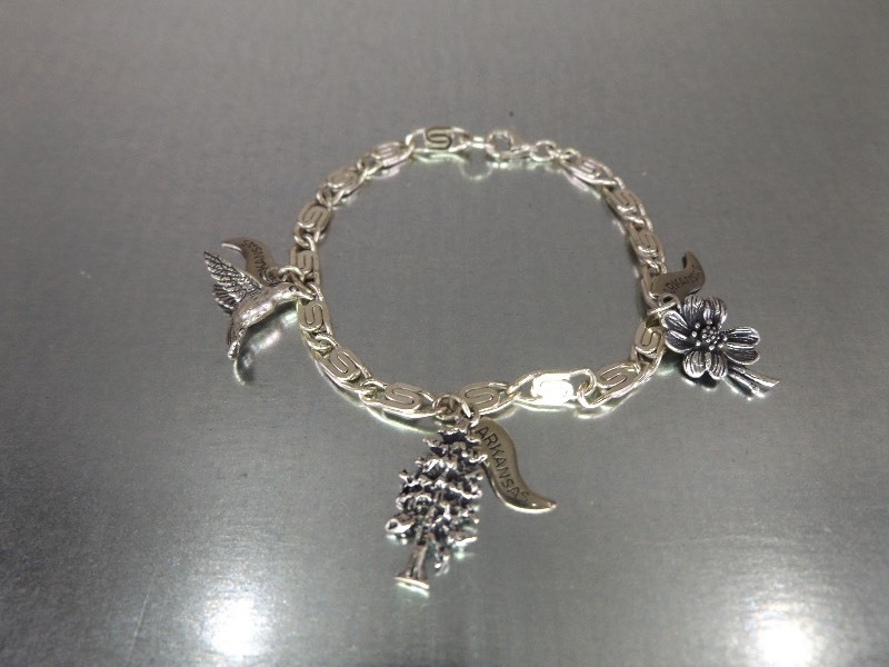 Sterling Silver Charm Bracelet