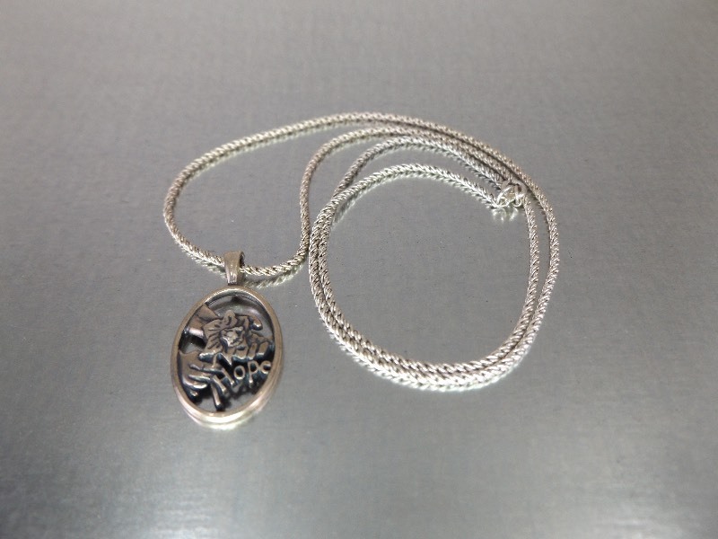 Sterling Silver Necklace and Hope Pendant