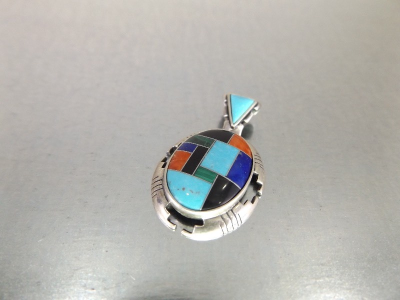Sterling Silver Navajo Pendant