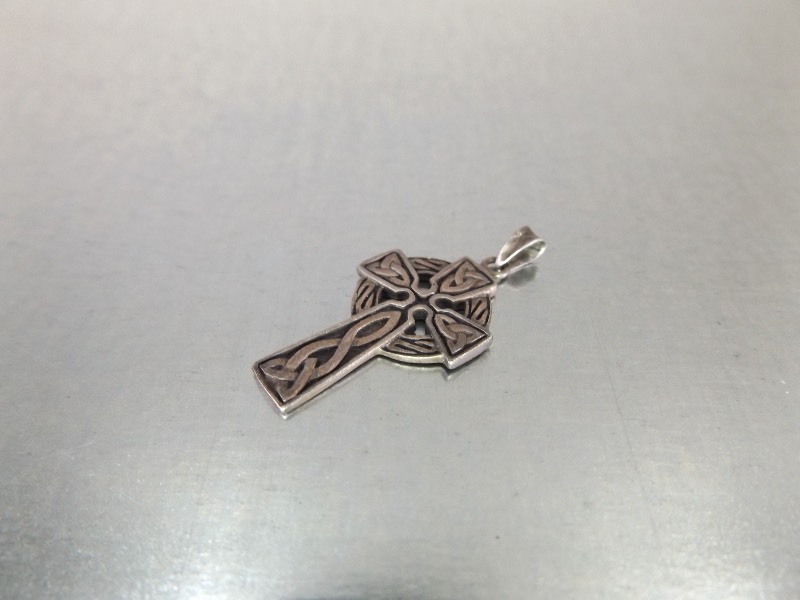 Sterling Silver Celtic Cross Pendant