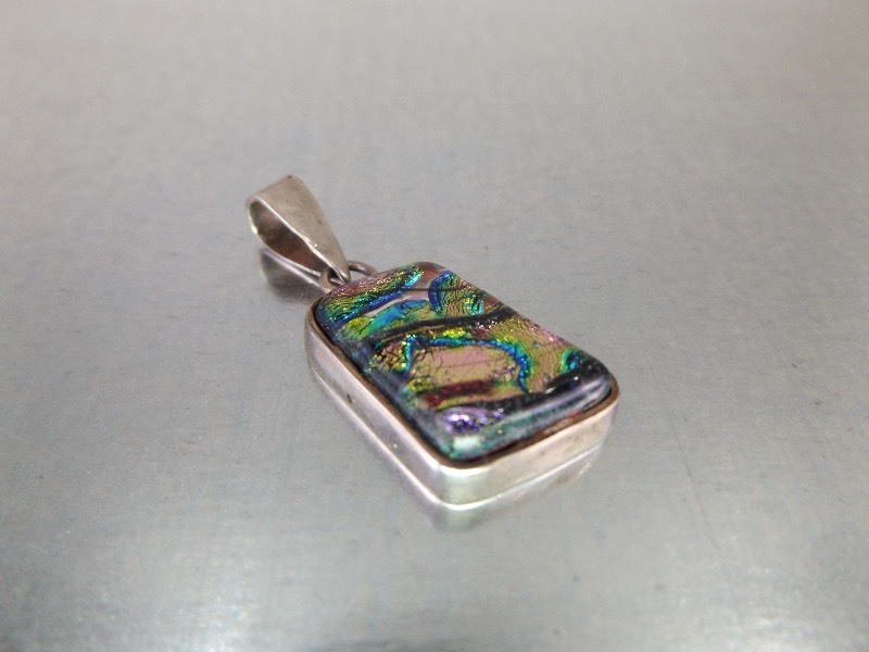 Sterling Silver Druzy Crystal Pendant