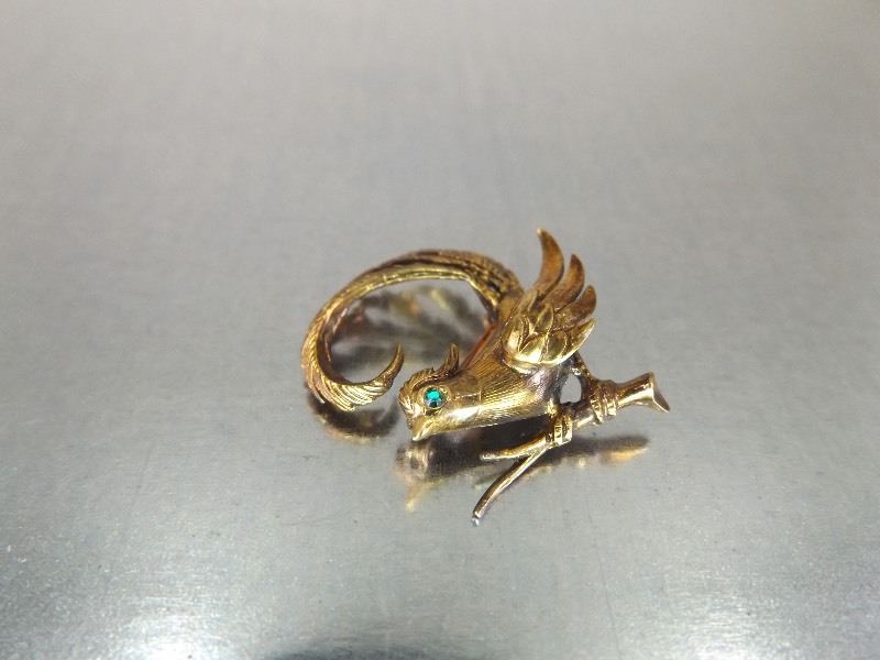 Sterling Silver Danecraft Bird Brooch
