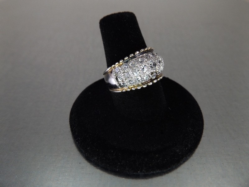 Sterling Silver Size 7 Cubic Zirconia Ring