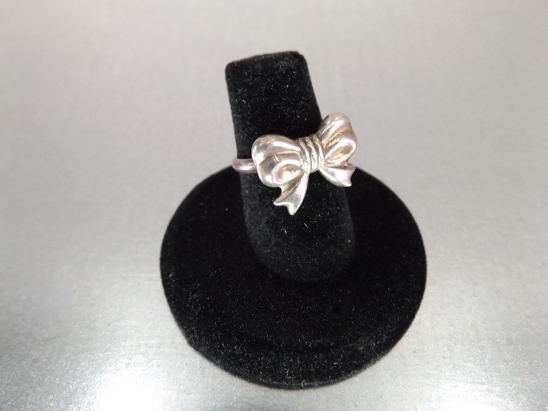 Sterling Silver Size 5 Bow Ring