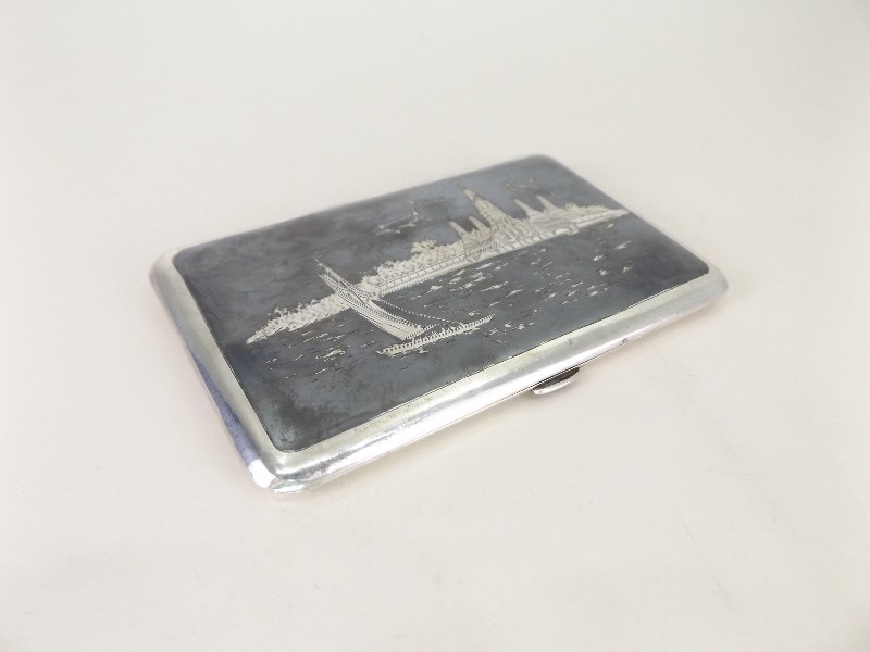 Sterling Silver Cigarette Case
