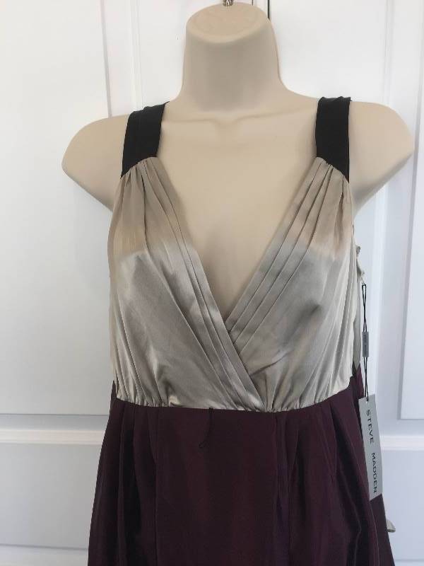 lot 454 image: NWT Steve Madden Silk Dress Sz 8