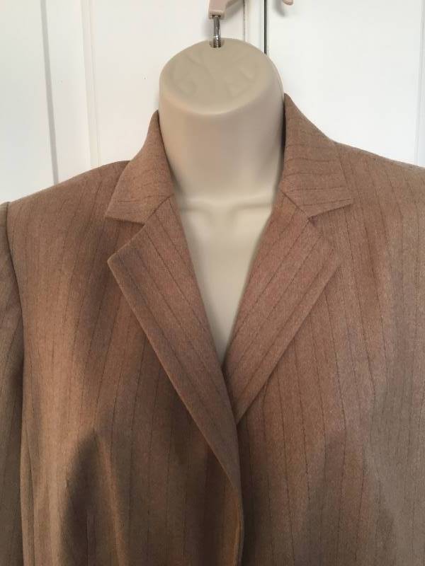 lot 487 image: NWT Talbots Wool Pinstriped Suit Jacket Blazer Sz 8P