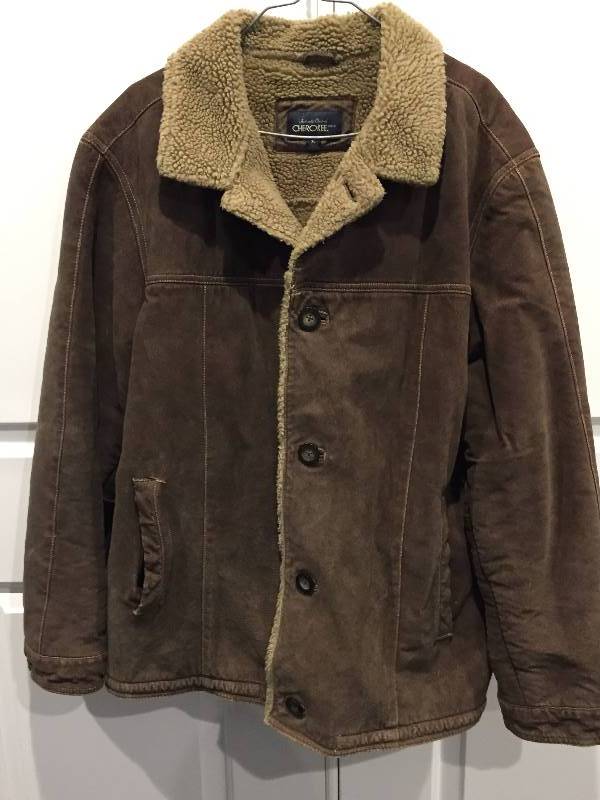 lot 548 image: Cherokee Suede Jacket Sz XL Mens