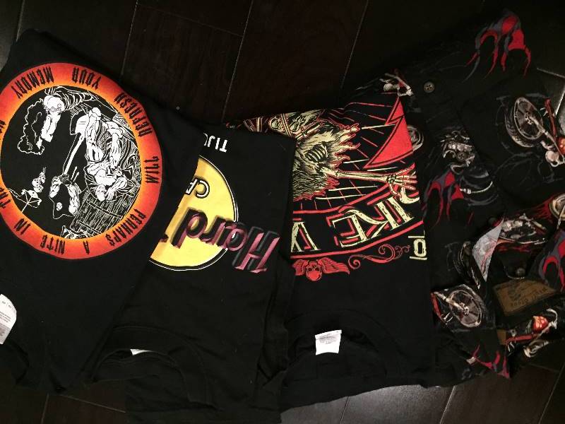 lot 594 image: Motorcycle Ts & Shirt Sz LXL