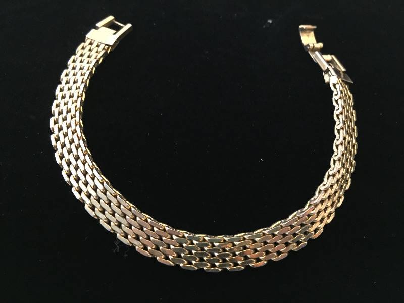 lot 422 image: Bracelet - 14K GS (Gold over Silver)