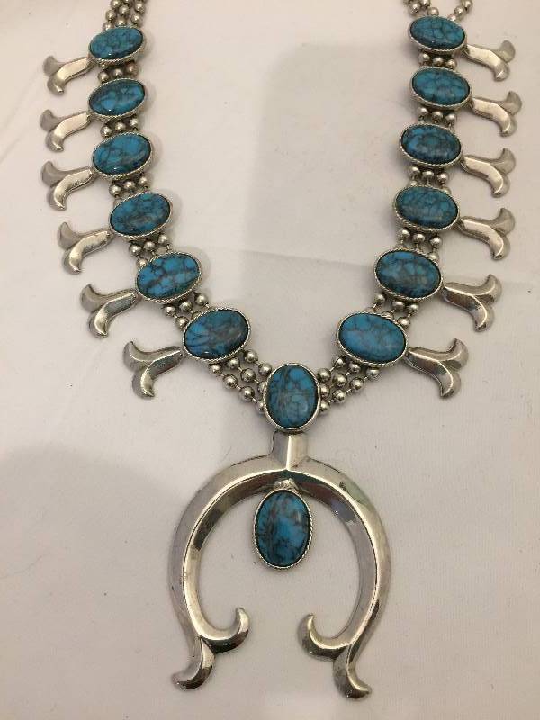 lot 455 image: GOLDETTE Squash Blossom Necklace