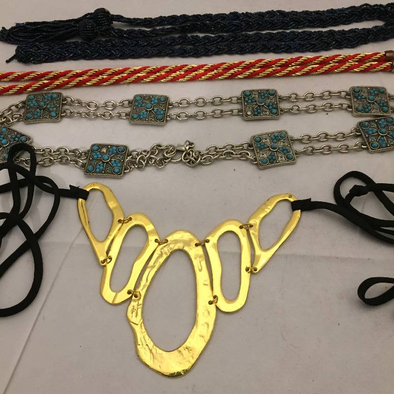 lot 574 image: Belts - Metal & Beads