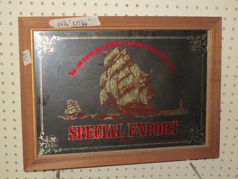 lot 3 image: Heilemans Special ExportBeer  Mirror