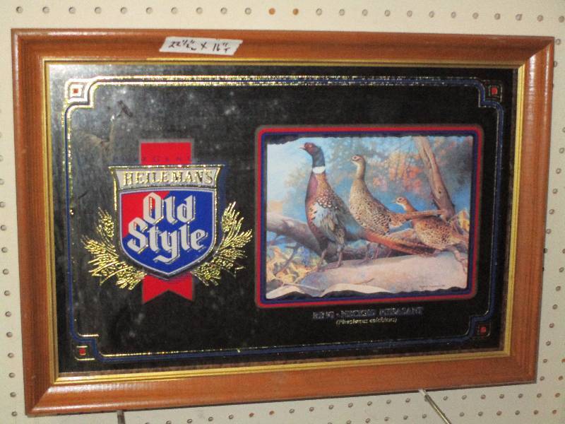 lot 5 image: Old Style Mirror
