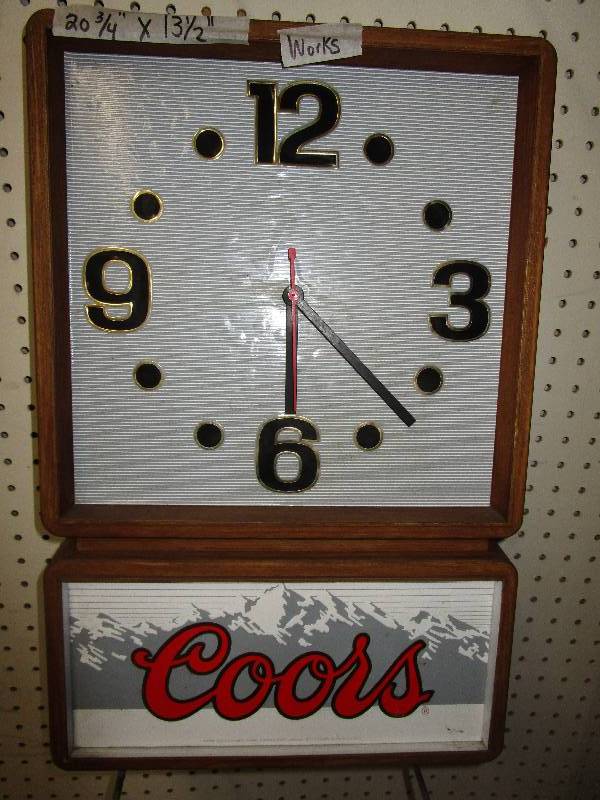 lot 21 image: Coors Clock Works