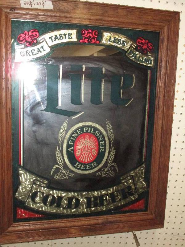 lot 39 image: Light Cold Beer Mirror