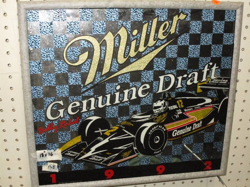 lot 46 image: Miller Geuine Draft Bobby Rahal #12 Mirror