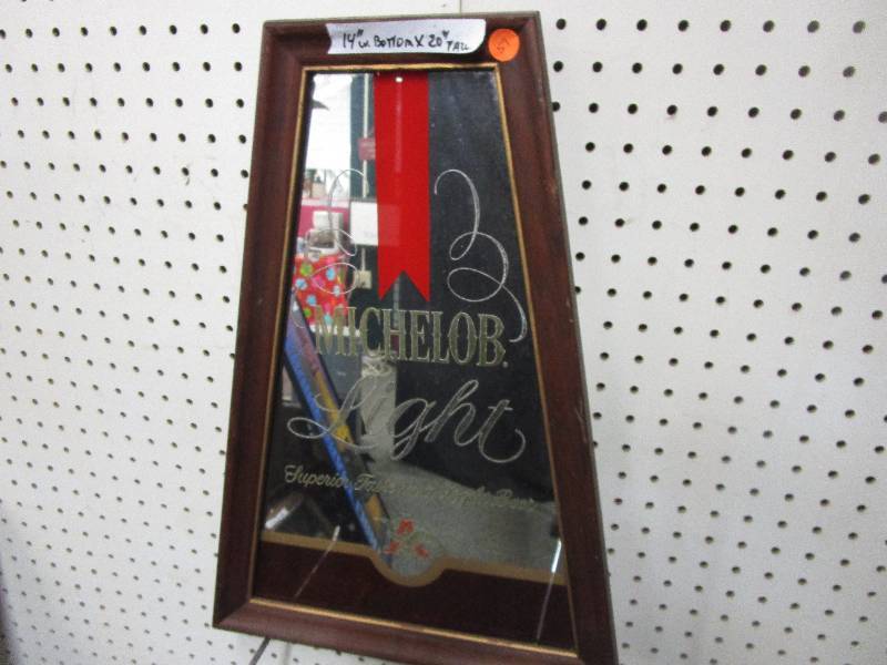lot 57 image: Michelob Light Mirror