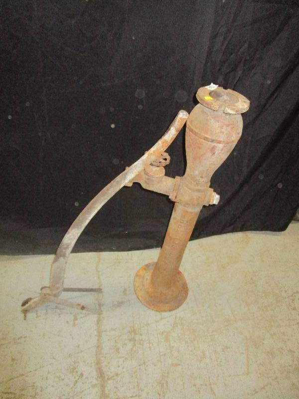 lot 144 image: Red Jacket Old Water Pump and Handle