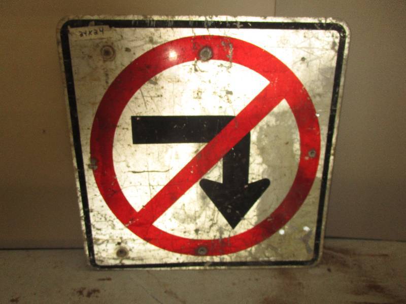 lot 183 image: Metal Sign