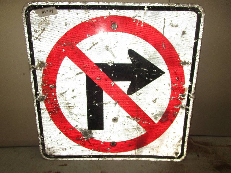 lot 185 image: Metal Sign
