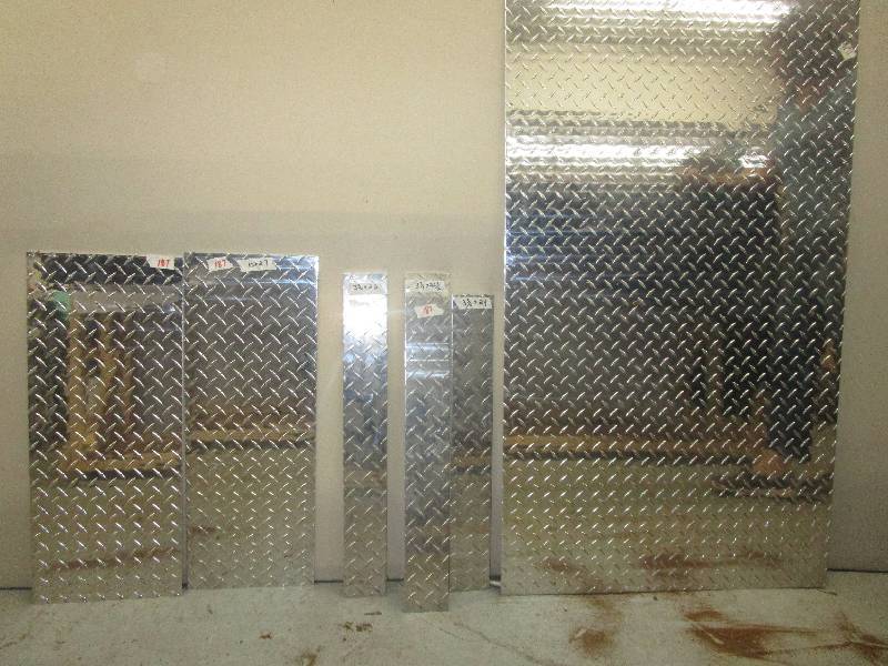 lot 187 image: Diamond Plate Sheets