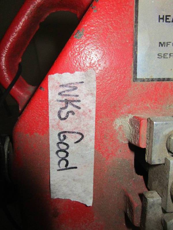lot 225 image: Amrox Model AX-450 Band Saw Tested works