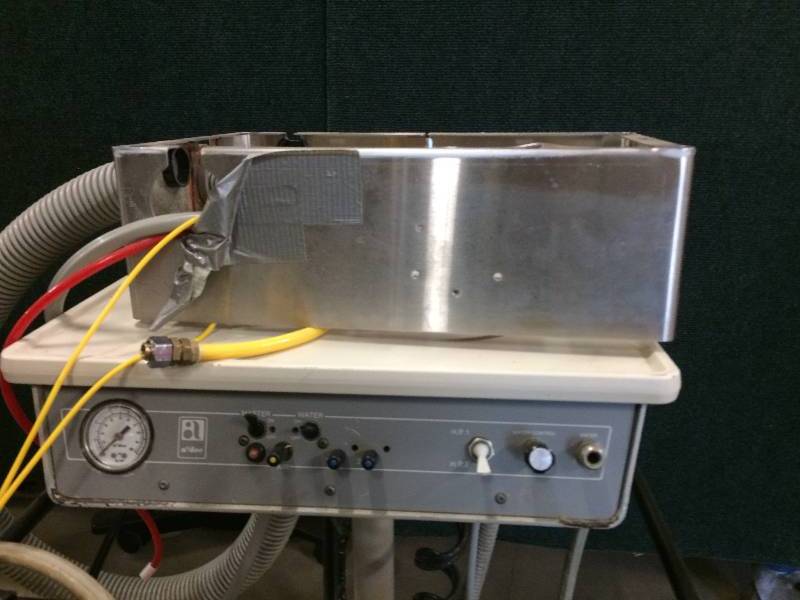 lot 32 image: A-Dec Dental Equipment Instruments & Cart - Working Order When Removed From Dental Office - Many Uses For Drills Too