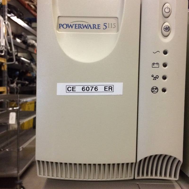 lot 43 image: Lot of 5 Eaton Powerware PW5115 4 Outlet UPS