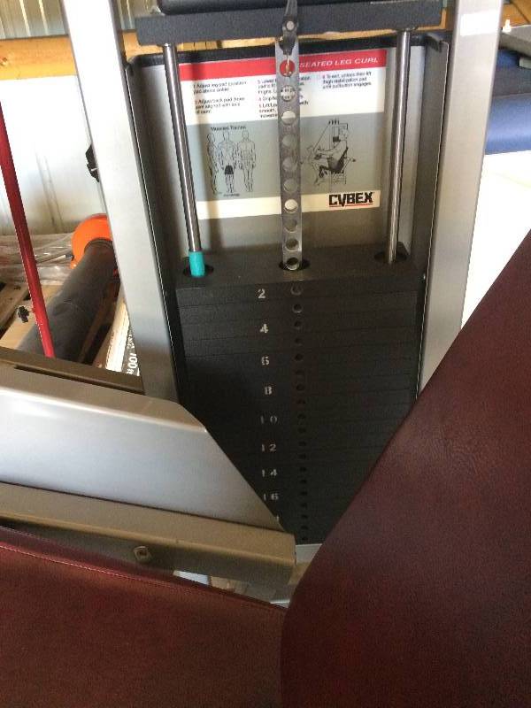 lot 16 image: Physical Therapy Clinic Professional Cybex Strength Systems Seated Leg Curl Treatment Machine - Excellent Condition