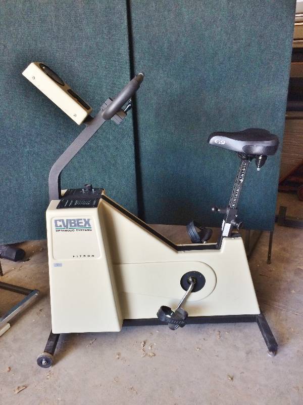 lot 17 image: WOW REtails Used $800 Cybex Fitron 1680 Cycle Engometer Isokenitic System Ergonomic Testing Exercise Bicycle - Excellent Working Condition