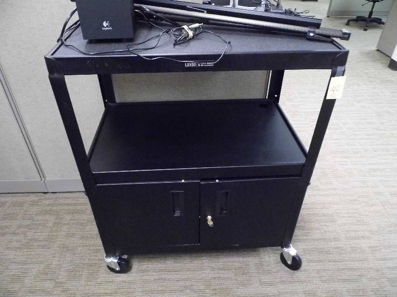AV Cart w Speakers - Easel
