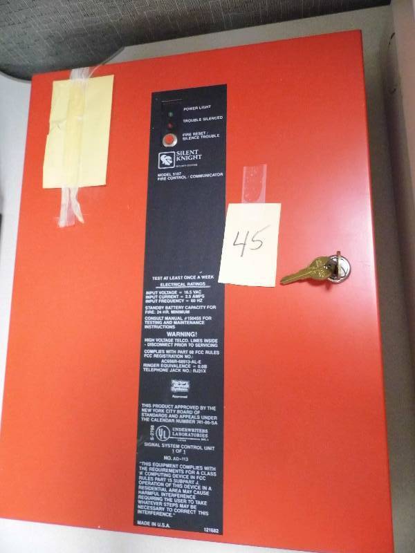 Silent Knight Fire Alarm System Box