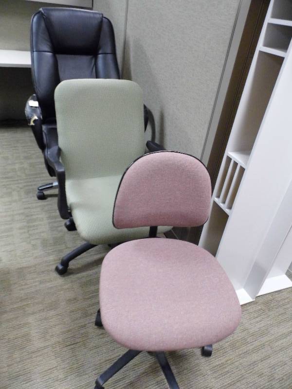 Lot of 3 Assorted Office Chairs