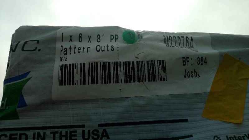 lot M222764 image: 1x6x8 Nickel Gap and V-Groove T&G