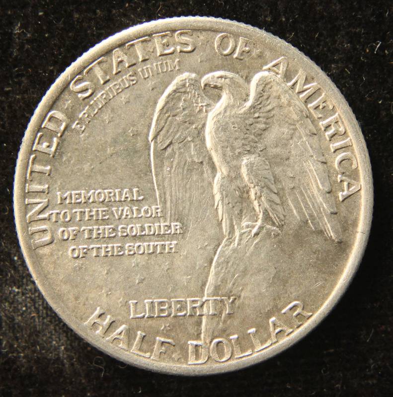 1925 US STONE MOUNTAIN SILVER HALF DOLLAR COMMEMORATIVE UNC