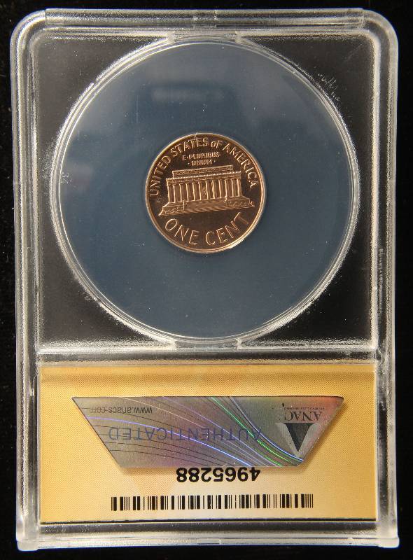 1964 LINCOLN MEMORIAL CENT PF67 RED ANACS