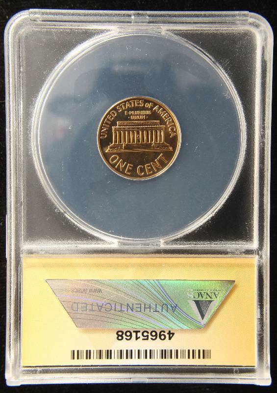 1961 PROOF LINCOLN CENT PF67 RED ANACS