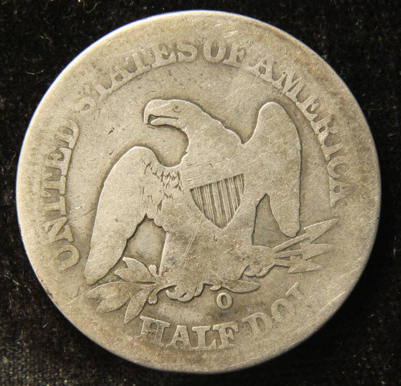 1857-O SEATED LIBERTY HALF DOLLAR