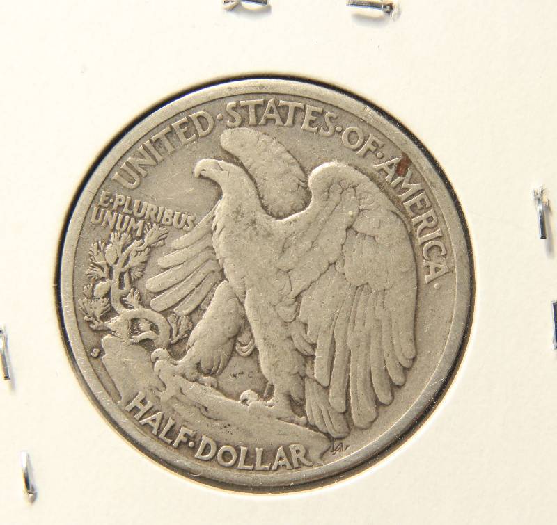 1934-S WALKING LIBERTY HALF DOLLAR VF