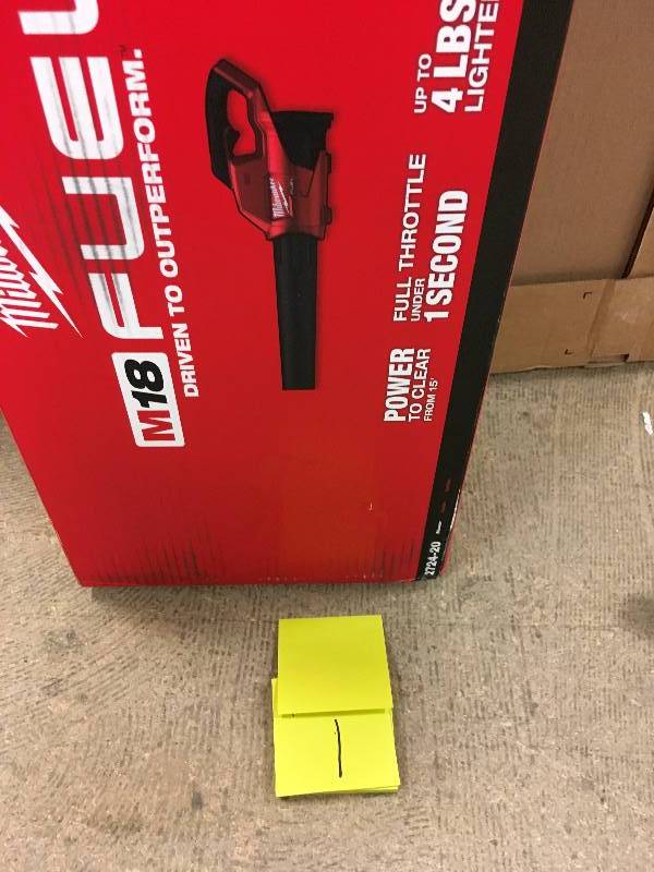 lot 1 image: M18 FUEL 120 MPH 450 CFM 18-Volt Lithium Ion Brushless Cordless Handheld Blower (Tool Only) New