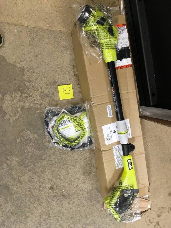 lot 21 image: RYOBI ONE 18-Volt Lithium-Ion Hybrid Electric Cordless String TrimmerEdger - Battery and Charger Not Included New