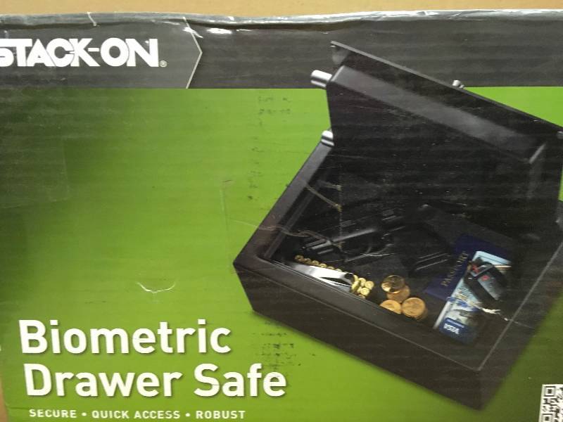 lot 49 image: Stack-on New Biometric - Drawer Safe with Biometric Lock
