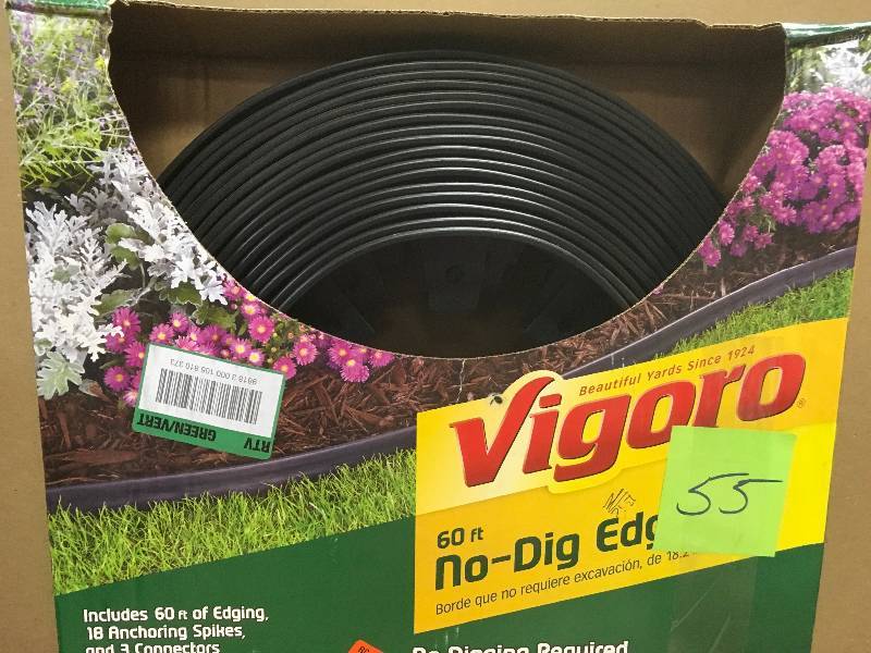 lot 55 image: Vigoro 60 ft. No-Dig Landscape Edging Kit
