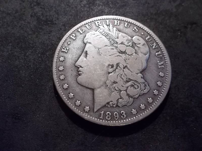 1893 O Morgan Silver Dollar