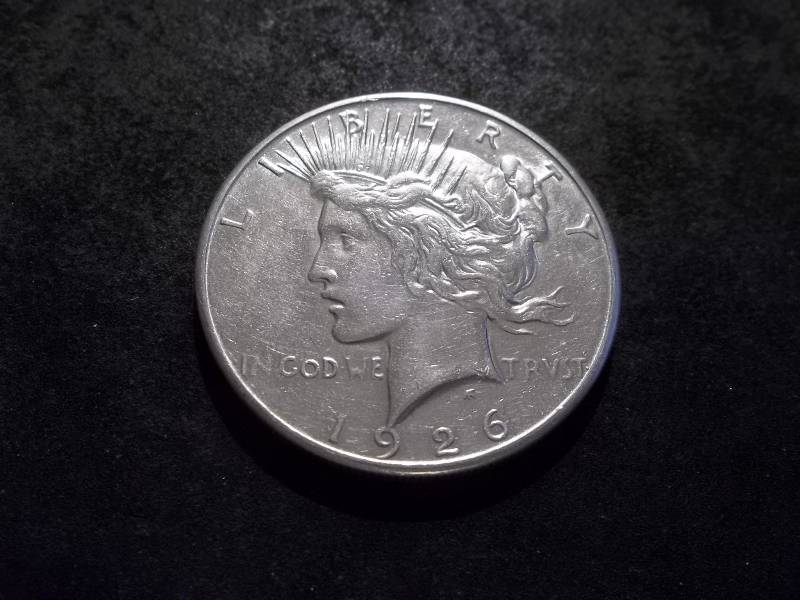 1926 S Silver Peace Dollar