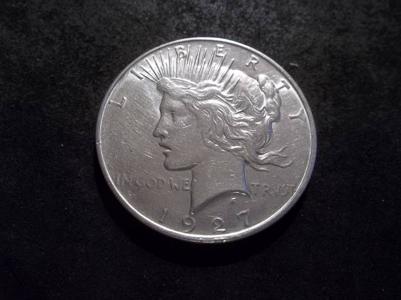 1927 D Peace Silver Dollar