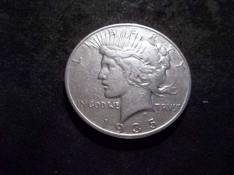 1935 S Peace Silver Dollar