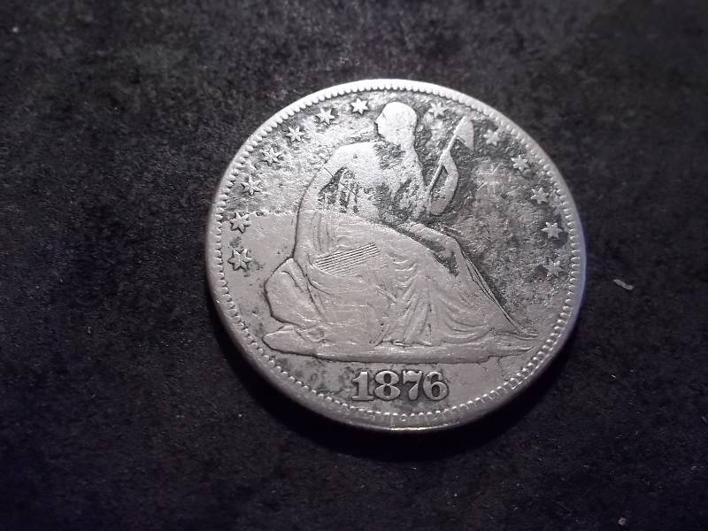1876  Seated Liberty Half Dollar